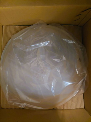 Φωτιστικό οροφής μπεζ στρογγυλό καινούργιο