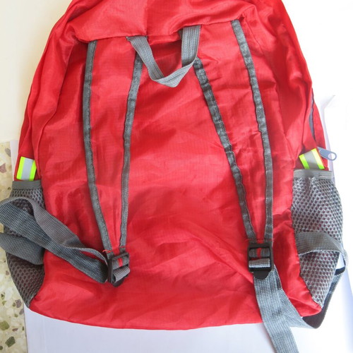 Olympiacos children's backpack like new, red plastic