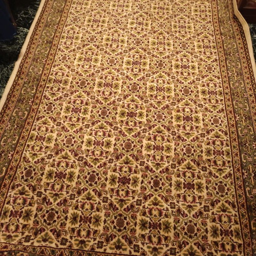 Persian Machine-Made Rug like new, greenish-ecru beige 240x1.60