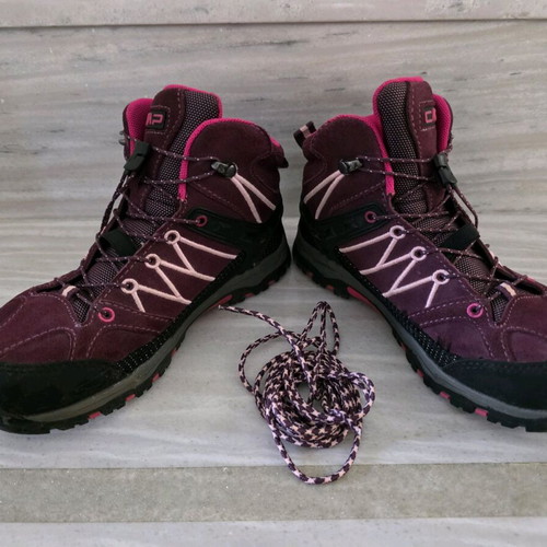 CMP kids boots size 34 like new, pink and purple