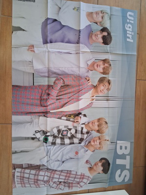 BTS super giant poster, new, 120x80 cm