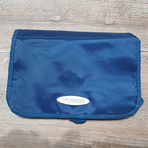 Air France travel toiletry bag used, nylon