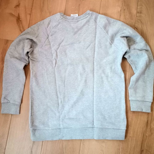 Adidas Originals TREFOIL CREW sweatshirt Medium like new, grey and white
