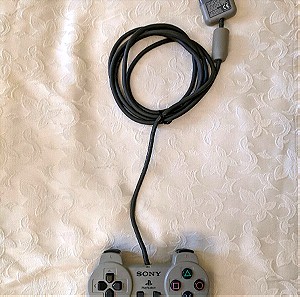 Playstation 1 PS1 PSX Controller grey Refurbished, Χειριστήριο Sony SCPH-1080 H γκρι