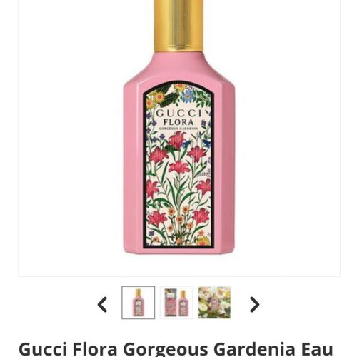 Gucci Flora Gorgeous Gardenia Eau de Parfum 50 ml used authentic