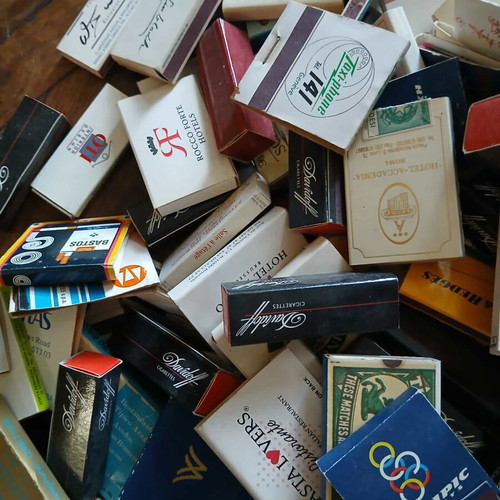 Match collection used, 360 pieces, rare boxes
