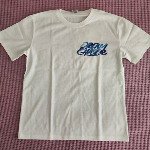 T-shirt Dream white size S with front and back print new