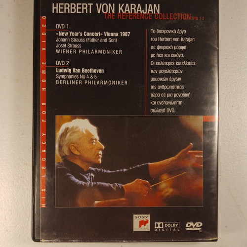 Herbert Von Karajan The Reference Collection 6 DVD set like new, classical