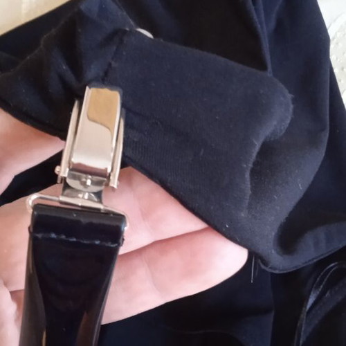 Black Long Halter Neck Dress like new