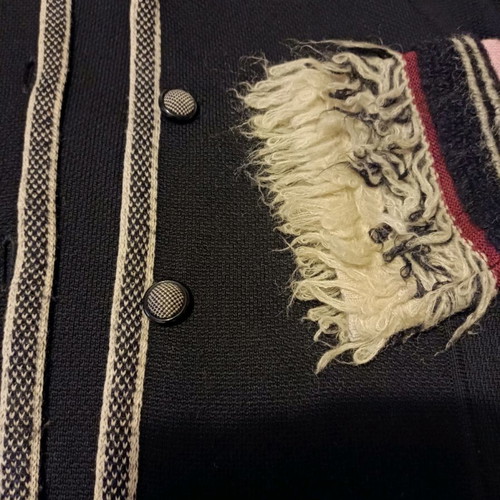 Cardigan used, Italian, size L, blue