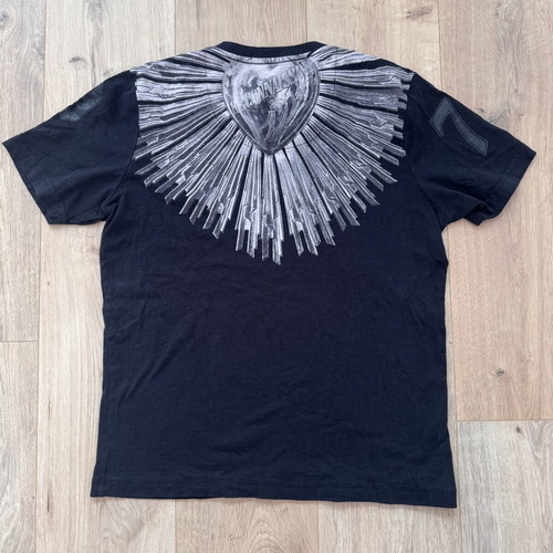 Philipp Plein Men’s Black Graphic T-Shirt Slim Fit Size L Like New