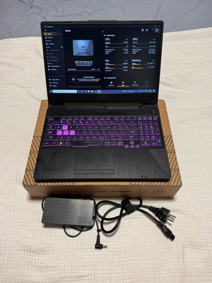 Asus TUF Gaming F15 FX506LX laptop like new, Intel Core i5, 1TB SSD