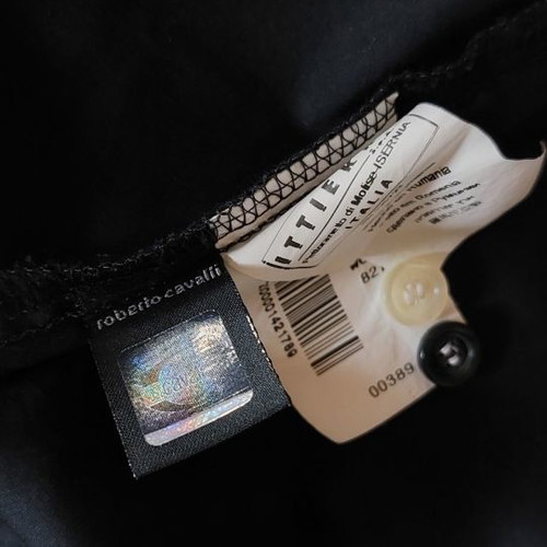 Just Cavalli shirt used, black, with cufflinks, XXL size