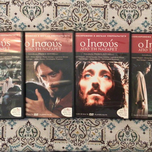 Jesus of Nazareth DVD set like new, parts 5 to 8