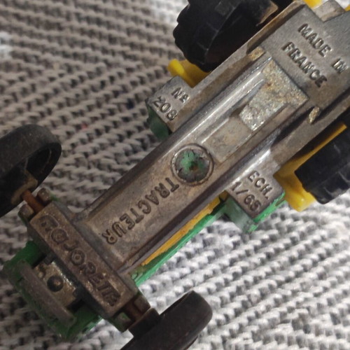 Majorette tractor toy car used, 1980, made in France