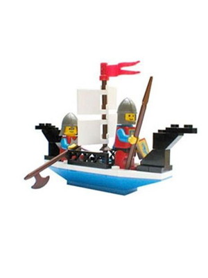 Lego Vintage King's Oarsmen Castle Lion Knights 6017 used