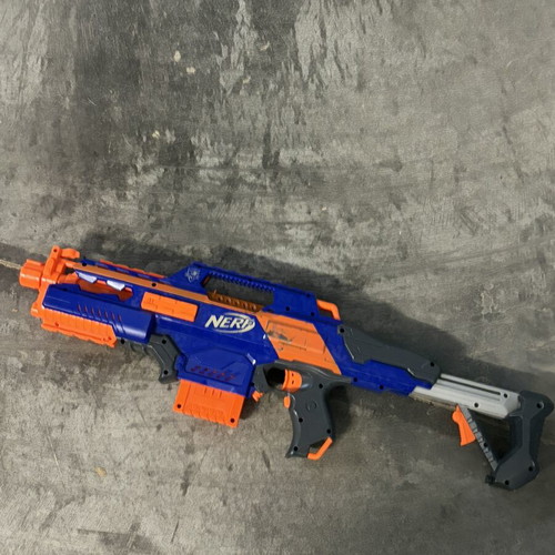 Nerf toy blasters, set of 9, used