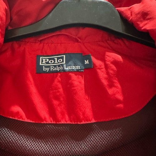 Ανοιξιάτικο μπουφάν Ralph Lauren με κρυφή κουκούλα, σαν καινούργιο, κόκκινο μέγεθος M