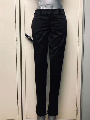 Saach pants size M like new, black, satin polyester blend