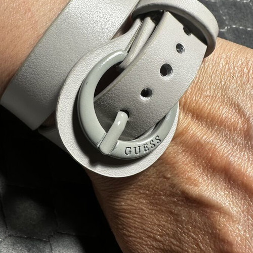 Guess leather bracelet new, grey