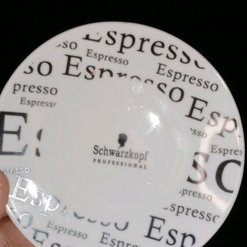 Espresso coffee saucers Schwarzkopf like new, rare collectible edition, set of 4