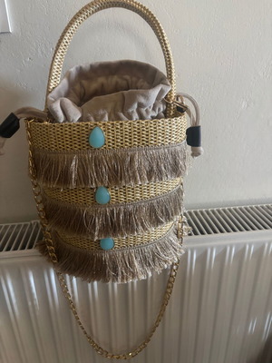 Τσάντα Sorena Handmade σαν καινούργιο, μπεζ