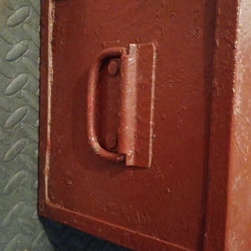 Iron ammunition box used from Greek army 1949