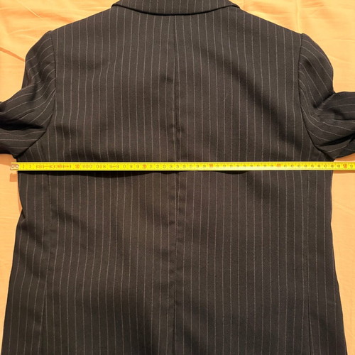 H&M blazer navy blue with white stripes size M like new