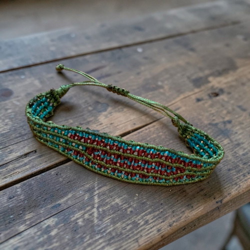 Macrame bracelet new multicolor