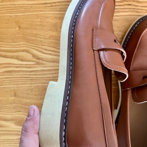Zara brown moccasins size 45 like new