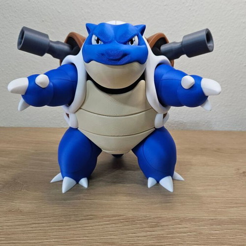 Blastoise figure 20cm new, high-quality 3D printed