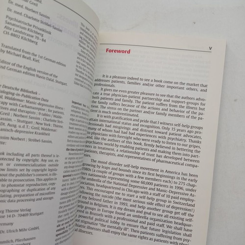 Manic-Depressive Illness book used, English