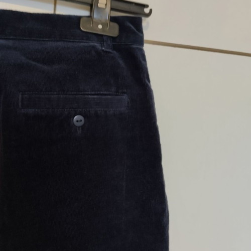 Talbots blue corduroy velvet pants used, size S