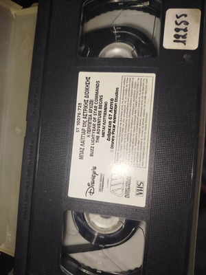 Buzz Lightyear VHS tape used, dubbed