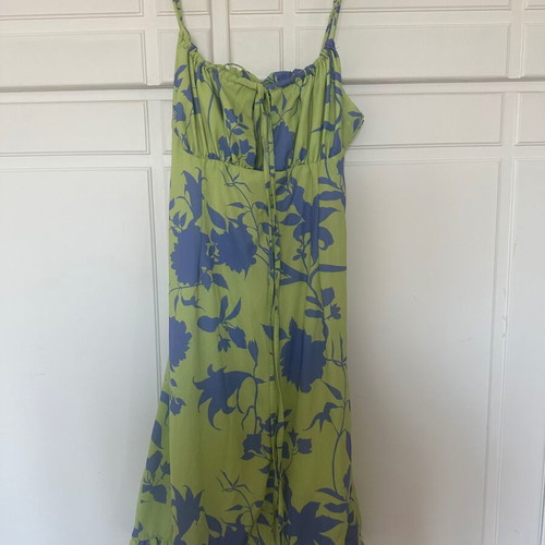 Benissimo floral dress unused, size M, green and turquoise