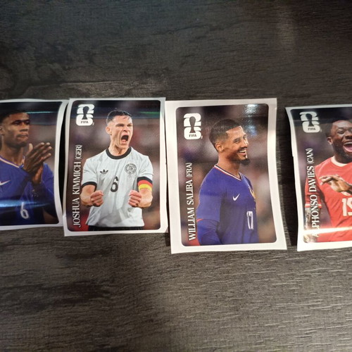 Football Player Stickers like new, set of 4