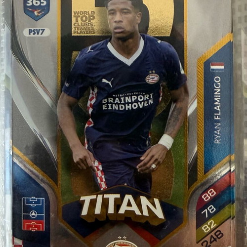 Titan Adrenalyn Fifa 365 2026 cards new, pack of 8 teams