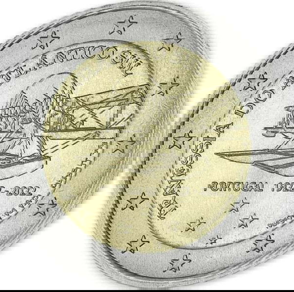  SAC portogalia 2 evro 2022 UNC diaschisi n. atlantikou