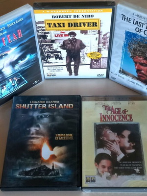 Комплект от 5 DVD на Мартин Скорсезе като нови с субтитри