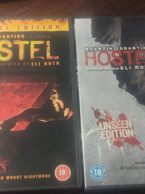 Hostel Μέρη 1 και 2 DVD, περιπέτεια τρόμου θρίλερ