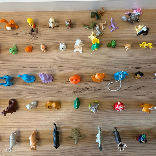 Kinder Joy and Surprise animal figures used, pack of 40 pieces