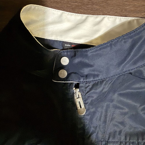 Zara Man Young Division Navy Bomber Jacket, Size M