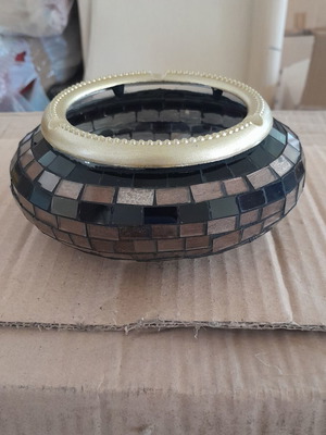 Glass Ashtray 16cm new