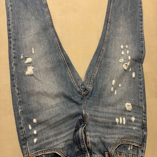 Tally Weijl mom fit jeans size 38 like new with rips blue