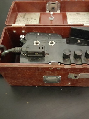 Field Military Telephone F-1603 Electromagnetica like new