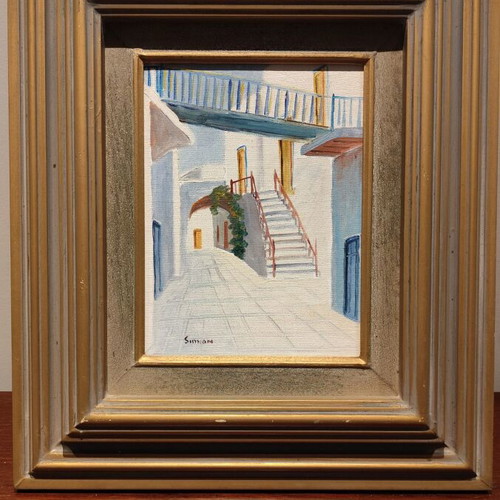 Simeon paintings used with island theme