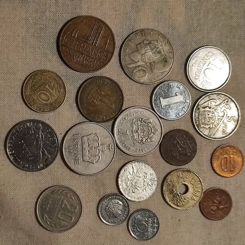 Coins used from various countries