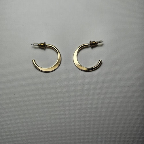 Apefthon Women's Hoop Earrings like new, gold color, stainless steel
