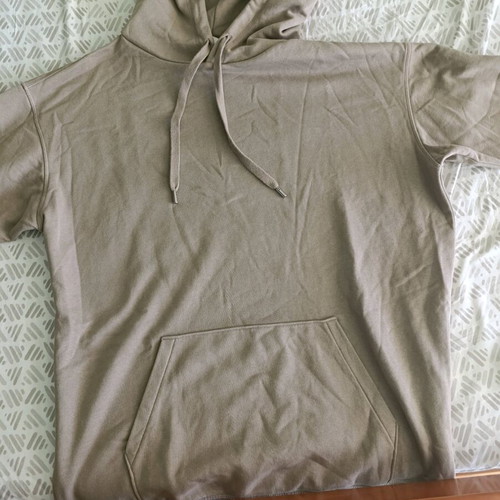 Beige hoodie like new, size L