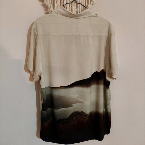 Zara shirt XL Regular Fit like new, beige brown